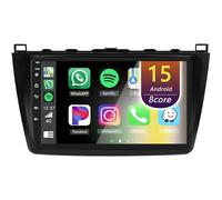 Eouyt Android Autoradio pour Mazda 6 2007-2012, 9 Pouces Poste Radio Voiture avec CarPlay Android Auto GPS WiFi Bluetooth Caméra(8Core(4+64GB))