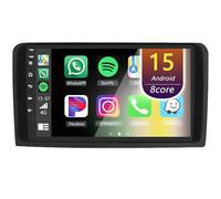 Eouyt Android Autoradio pour Mercedes-Benz ML-Class W164 2005-2012, 9 Pouces Poste Radio Voiture avec CarPlay Android Auto GPS WiFi Bluetooth Caméra(4Core(2+32GB))