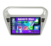 Eouyt Android Autoradio pour Peugeot 301 2013-2016, 9 Pouces Poste Radio Voiture avec CarPlay Android Auto GPS WiFi Bluetooth Caméra(8Core(8+256GB))