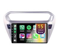 Eouyt Android Autoradio pour Peugeot 301 2014-2018, 9 Pouces Poste Radio Voiture avec CarPlay Android Auto GPS WiFi Bluetooth Caméra(8Core(8+256GB))