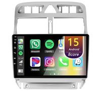 Eouyt Android Autoradio pour Peugeot 307 2002-2013, 9 Pouces Poste Radio Voiture avec CarPlay Android Auto GPS WiFi Bluetooth Caméra(8Core(6+128GB))