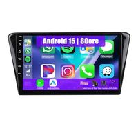 Eouyt Android Autoradio pour Peugeot 408 2014-2018, 9 Pouces Poste Radio Voiture avec CarPlay Android Auto GPS WiFi Bluetooth Caméra(8Core(8+256GB))