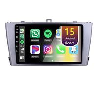 Eouyt Android Autoradio pour Toyota Avensis 2009-2015, 9 Pouces Poste Radio Voiture avec CarPlay Android Auto GPS WiFi Bluetooth Caméra(4Core(1+32GB))
