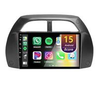 Eouyt Android Autoradio pour Toyota RAV4 2001-2006, 9 Pouces Poste Radio Voiture avec CarPlay Android Auto GPS WiFi Bluetooth Caméra(4Core(2+32GB))