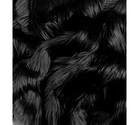 EOVEA The Yard Tissu en fausse fourrure à poils longs - 152,4 cm de large | Matériau pelucheux et doux pour couture, travaux manuels, costumes, ameublement et décoration d'intérieur | Tissu en peluche