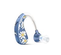 Eovuox Charge Rapide USB Double Mode, 40 Heures d'autonomie Ultra Longue, Dites Adieu à l'anxiété de la Batterie. Bleu - Marguerite Blanche