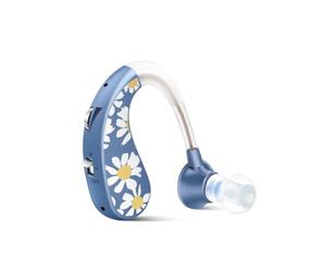 Eovuox Charge Rapide USB Double Mode, 40 Heures d'autonomie Ultra Longue, Dites Adieu à l'anxiété de la Batterie. Bleu - Marguerite Blanche