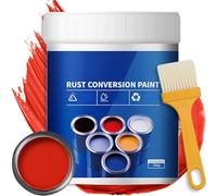 Eowduk Peinture Convertisseur Antirouille Imperméable pour Métal, Peinture de Conversion de Rouille 300/500g, Décapant Antirouille 4-en-1 avec Pinceau pour Métal, Voiture, Équipement Industriel, Pas