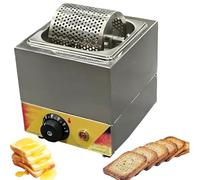 Eoweiot Chauffe-Beurre électrique, avec Roulette de répartition en Acier Inoxydable, pour Une répartition Uniforme à 360°, température réglable de 30 à 80 °C.