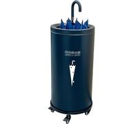 Eoweiot Support de séchage pour parapluies en Acier Inoxydable avec bac à Eau Amovible et roulettes verrouillables - Séchoir à parapluies mouillés pour intérieur/extérieur (B)