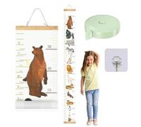 Eowppue Toise Murale pour Jeunes, Toise pour Jeunes, Toise Murale - Règle de Mesure de Hauteur pour Jeunes et Adultes - Conçue pour les chambres de jeunes, salons, et jardins de jeunes