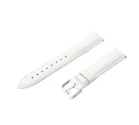 Eoyajsze Bracelet de montre en cuir véritable 12mm-24mm, Blanc, 19mm