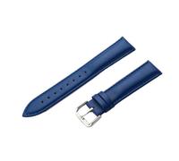 Eoyajsze Bracelet de montre en cuir véritable 12mm-24mm, Bleu, 17mm