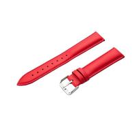 Eoyajsze Bracelet de montre en cuir véritable 12mm-24mm, Rouge, 12mm