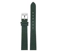 Eoyajsze Bracelet de montre en cuir vert avec fermoir papillon, Couleur 13, 19mm