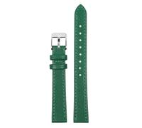 Eoyajsze Bracelet de montre en cuir vert avec fermoir papillon, Couleur 19, 20mm