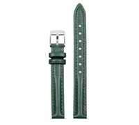 Eoyajsze Bracelet de montre en cuir vert avec fermoir papillon, Couleur 22, 10mm