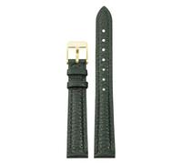 Eoyajsze Bracelet de montre en cuir vert avec fermoir papillon, Couleur 5, 16mm