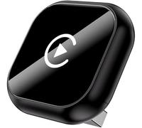 EOYLBFWH Adaptateur CarPlay sans Fil, pour Audi A4 2008-2019 CarPlay sans Fil 2 en 1 Connectivité Bluetooth WiFi Adaptateur sans Fil Plug Play Accessoires Voiture,A-Black-Normal