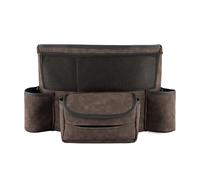 EOYLBFWH Organiseur dos siège de voiture, pour Toyota Verso/Verso-S XP120 AR20 Multifonction ètanche avec table pliante Cuir Voyage Support Rangement siège,D