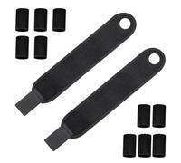 EOYVAIL Attelles pour main et poignet,Attelle de Poignet, Ensemble de Couverture d'articulation de Doigt, Orthèse de Poignet orthopédique, Bandage de Poignet (12 pièces, Noir)