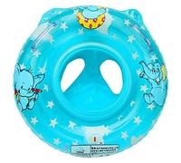 EOZY Bouée Bébé Jouets Piscine Flotteur Inflatable Swim Ring Éléphant Motif Bleu