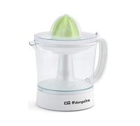 Orbegozo EP 2210 - Presse-orange électrique, réservoir amovible de 1 litre de capacité, régulateur de pulpe, 2 cônes pour des morceaux de tailles différentes, rotation bidirectionnelle