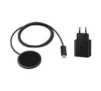 Samsung Chargeur sans fil EP-P2900T Qi2 25W pour Galaxy S25/S26 avec chargeur USB-C 45W Noir