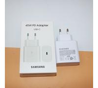 EP-TA845 Pour Samsung Note 20 S24 S23 Ultrra 45W PD PPS Super Rapide Chargeur Adaptateur Secteur UE pour Galaxy S21 S20 FE A73 A53 A52 A55 - Type EU white Box