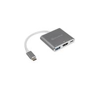 SilverStone Station d'accueil SST-EP08C USB-C 3.2 Gen 1 (3.1) HDMI 4K Anthracite