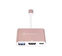 EP08 - Adaptateur vidéo externe - USB-C 3.1 - HDMI - rose