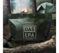 EPA JÄGER - Ration Militaire Complète 24h | CONVAR™ Feldküche | +3000 kcal | Chauffage Sans Flamme | Longue Conservation