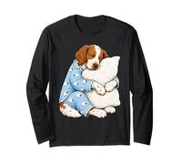 Épagneul Breton endormi dans Un Joli Pyjama pour Chien Manche Longue