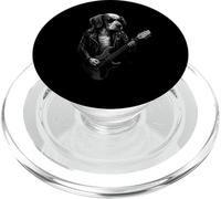 Épagneul Breton Jouant de la Guitare Rock Music Amoureux des Chiens PopSockets PopGrip pour MagSafe