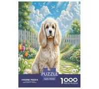 Épagneul pékinois-Haired Eared Dog Puzzle 1000 Pièces Educa Jouet en Bois Cadeau Unique De l'art De La Décoration Jeu Éducatif Challenge Toy pour Adultes Et Enfants À Partir De 12 Ans 70x50cm/1000pcs