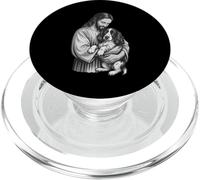 Épagneul Springer Anglais et Jésus Foi chrétienne Amoureux des Chiens PopSockets PopGrip pour MagSafe