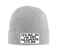 Épais Beanie pour Homme Remise des diplômes, C'est Moi. Salut, Je suis Le diplômé, C'est Moi. Tricoter Chapeau Unisexe Beanie Hiver pour Sports Cyclisme Adultes