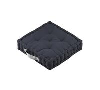 Epais coussin de sol en coton uni anthracite