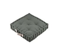 Epais coussin de sol en coton uni vert
