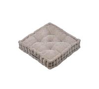 Epais coussin de sol en velours côtelé Dandy taupe