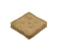 Epais coussin de sol velours côtelé Dandy camel