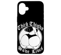Épais Cuisses Sauver des Vies Belle Curvy Booty Cul Sexy Fille Coque pour iPhone 16 Plus