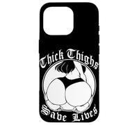 Épais Cuisses Sauver des Vies Belle Curvy Booty Cul Sexy Fille Coque pour iPhone 16 Pro