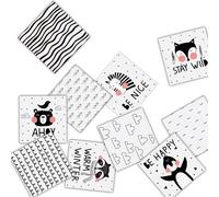Épais Stickers Carrelage Adhesif Mural Cuisine Salle De Bain, Credence Adhesive, Panneau Mural Decoratif, Pvc Adhesive Murale, Stickers Muraux Autocollant, Dessin animé Fox Penguin pour l'enfant