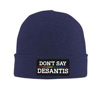 Épais Tricoté Bonnet Ne Dites Pas Que Desantis Rainbow est Gay Tricoter Chapeau Classique Knit Beanie pour Femme Ski Sports