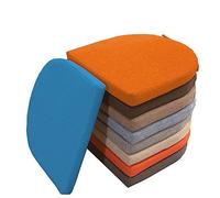Épais U-Shaped Dining Chair Cushion Non-Slip 45 x 45 x 5 cm pour Home Kitchen Office Patio Comfortable Seat Pad Coffee Color Dining And Relaxing