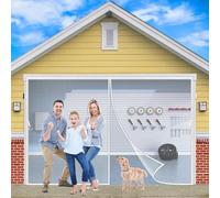 ÉPAISSIE Moustiquaire Porte, 130x210cm Magnétique Maille Très Dense Aimantée Rideau Anti Mouches Anti Insectes Avec Ruban Adhésif Bâtons Magnétiques Fermeture Automatique JPP1k Blanc