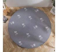 Épaissir Le Matelas pour Un Lit Rond Le Tatami Rembourré en Mousse à Mémoire De Forme Le Matelas Amovible Respirant Futon Rembourré pour Le Lit, 5cm, Diameter 180cm