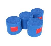 Épaissir Les Bandages de Jambes de Cheval Confortables pour Les Joueurs de, 4 Pack de Wraps en Polyester (Bleu Royal)
