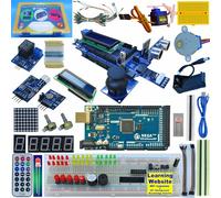 ePalZoneXP Ultimate Mega 2560 R3 Kit de démarrage compatible avec Arduino IDE, plus de 40 leçons, plus de 40 articles de connaissances de fond, explication détaillée